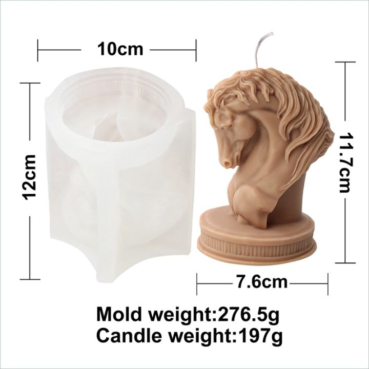 1-pcs-horse-head-statue-candle-silicone-mold-bust-riding-sculpture-art-figurine-candle-mold