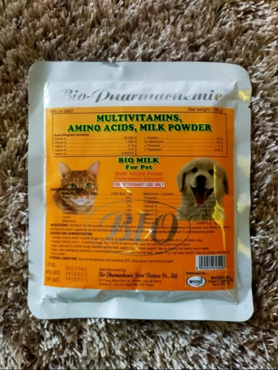 BIO MILK MILK REPLACER FOR DOGS AND CATS 100G Lazada PH