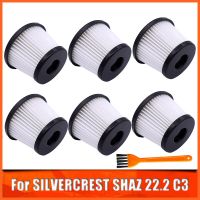 อะไหล่ตัวกรอง HEPA เครื่องดูดฝุ่นสำหรับ SILVERCREST SHAZ 22.2 C3เครื่องดูดฝุ่นแบบมือจับอุปกรณ์อะไหล่ตัวกรอง