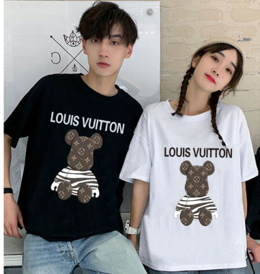 เสื้อยืดแขนสั้นพร้อมส่ง 10สี ลายการ์ตูน ขายดีตามเทรนต์ ลายน่ารัก สีสันสดใส่น่ารัก ใส่ได้ทั้งหญิงและชาย (S-3XL) ***ปลีก-ส่ง*** BK-502