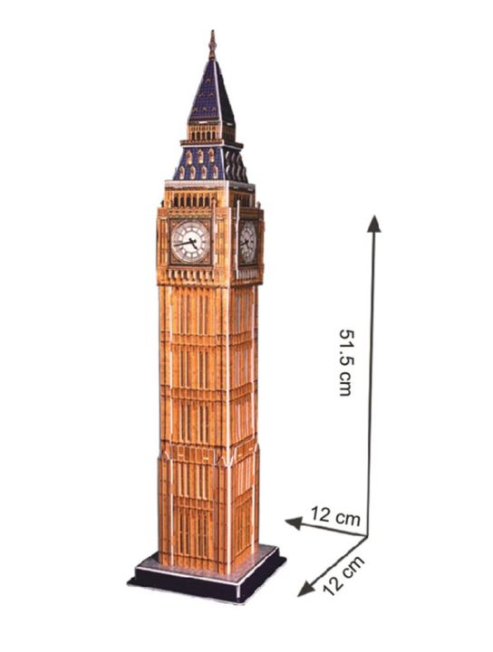 cubic-fun-3d-puzzle-big-ben-c094h-ของเล่น-ของสะสม-จิ๊กซอว์กระดาษ-3-มิติ-นาฬิกาบิ๊กเบน