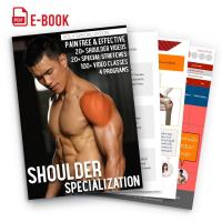 E Book หนังสือออกกำลังกาย โปรแกรมปั้นไหล่ (Shoulder Specialization)