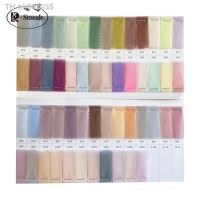 ❈ Encryption Soft Colorful Mesh Fabric Wedding Dress Skirt Wedding Decoration Clothing Mosquito Net Cloth RS3118