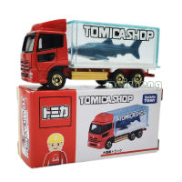 TAKARA TOMY TOMICA Scale Aquarium รถบรรทุก69 Shark Tomicashop โลหะผสม Diecast โลหะรถรุ่นของเล่นของขวัญคอลเลกชัน