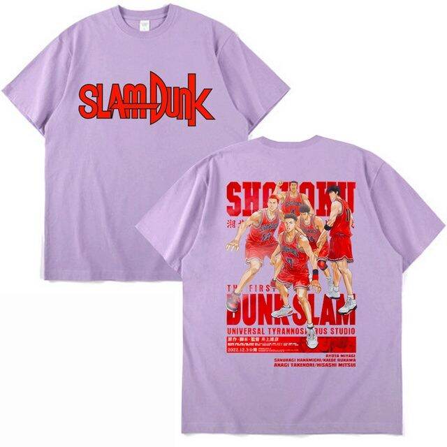 ข้อเสนอพิเศษ-tshirt-เสื้อยืดแขนสั้น-ผ้าฝ้าย-พิมพ์ลายอนิเมะ-slam-dunk-ขนาดใหญ่-สไตล์ฮิปฮอป-แฟชั่นฤดูร้อน-สําหรับผู้ชาย-และผู้หญิง-s-5xs-5xl