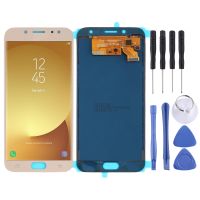 LCD TFT หน้าจอสำหรับ Galaxy J7 (2017), J730F/DS, J730FM/DS พร้อม Digitizer ประกอบเต็มตัวเครื่อง (ทอง) (อะไหล่ห้างสรรพสินค้า)