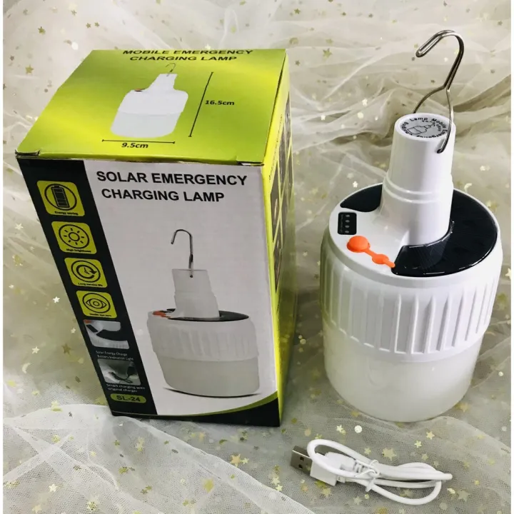Solar Emergency Charging Lamp SL24 Lazada PH