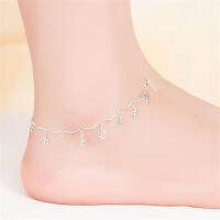 KOFSAC ใหม่อินเทรนด์925เงินสเตอร์ลิง Anklets สำหรับผู้หญิง Four Clover สร้อยข้อมือเครื่องประดับ Lady Beach Party แฟน Gift