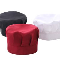 1pc Chef Hat Adjustable Baker Kitchen Cook Restaurants Catering Elastic Cap Restaurant Men Women Black Red White Cooker Hat #W3 Aprons