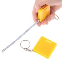 1m Mini Multifunctional Keychain Square Steel Tape Measure With Gradienter Mini Measuring Ruler Levels