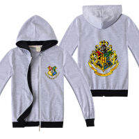 Harry Potterเด็กซิปเสื้อแขนยาวHooded Coatเสื้อฤดูใบไม้ผลิฤดูใบไม้ร่วงเด็กพิมพ์ลายการ์ตูนเสื้อC1840เสื้อผ้าเด็กใส่ลำลองสำหรับฤดูใบไม้ร่วงฤดูหนาวหลวมเสื้อคาร์ดิแกนกีฬา