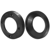 2Pc Crank Arm Cap Compatible for SRAM Dub System,Black Aluminum Alloy M18/M30 Side Cover BB30 /Dub, Crank Arm Fixing Cap