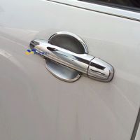 สำหรับ TOYOTA VIOS 2008-2013 Chrome Silver รถประตู Handle Bowl Trim,VIOS XP90รถประตู Handle ตกแต่ง
