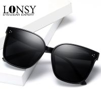 LONSY แว่นตากันแดดสีดำสำหรับผู้หญิง,แว่นกันแดดสีดำแว่นตากันแดดแบรนด์ดีไซเนอร์แว่นตากันแดดผู้หญิง UV400 OPPEL