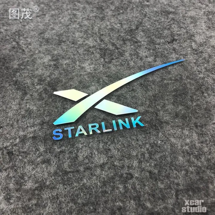 STARLINK Sticker Logo Car Electric Car Electric Car Computer Luggage ...