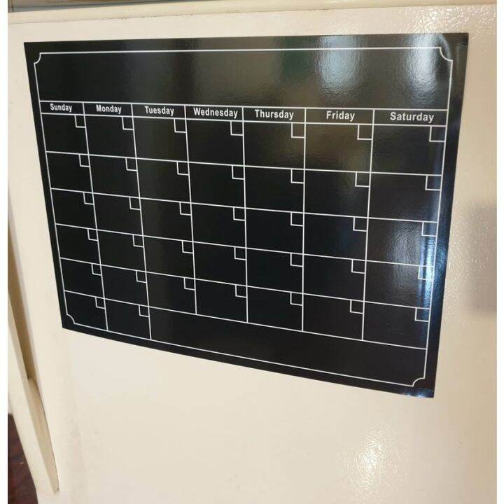 Reusable Dry Erase Calendar Monthly Planner Blackboard and Whiteboard 40x30 cm Lazada PH