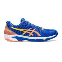 Asics รองเท้าเทนนิสผู้ชาย Solution Speed FF 2 | Tuna Blue/Sun Peach ( 1041A391-960 )