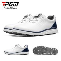 PGM Men Lightweight Breathable Sports Shoes Waterproof Golf Footwear Male Anti-skid Spikes Sneakers Rotating Buckle Trainers