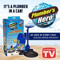 สเปรย์แรงดันสูงจัดการท่อน้ำอุดตัน Plumber’s Hero อุปกรณ์แก้ท่อตัน แก้ปัญหาท่อน้ำตัน ชุดอุปกรณ์จัดการท่อตัน เครื่องยิงท่อตัน อุปกรณ์แก้ท่อตันแรงดันสูง ตัวปั๊มขจัดสิ่งอุดตันในท่อ อุปกรณ์จัดการท่อน้ำอุดตัน แก้ปัญหาท่อตันง่ายๆ ด้วยตัวเอง Plumber Hero Kit