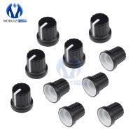 10pcs/lot WH148 Potentiometer Knobs 6mm dia Shaft Hole control knobs caps with plastic insert fit 1/4" shaft potentiometers