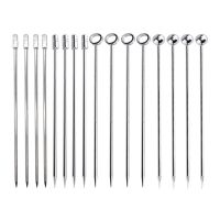 Cocktail Forks Sticks Picks Fork Metal Steel Stainless Salad Toothpicks Skewers Flatware Long Bar Cutlery Fondue Pastry Tasting