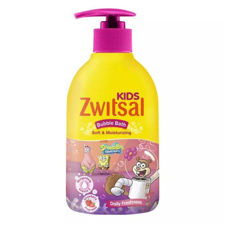 Zwitsal Kids Bubble Bath - Soft & Moisturizing - Wangi Strawberry ...