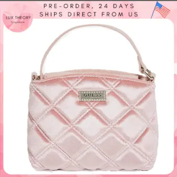 Guess women's Tremblay small bag purse pink