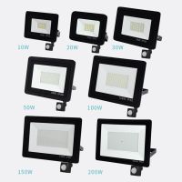 [HOT QQZIWWUJJWG 104] 220V LED Flood Light Motion Sensor 10W 20W 50W 100W 150W 200W Floodlight Led โคมไฟติดผนังกลางแจ้งกันน้ำ IP66สวน