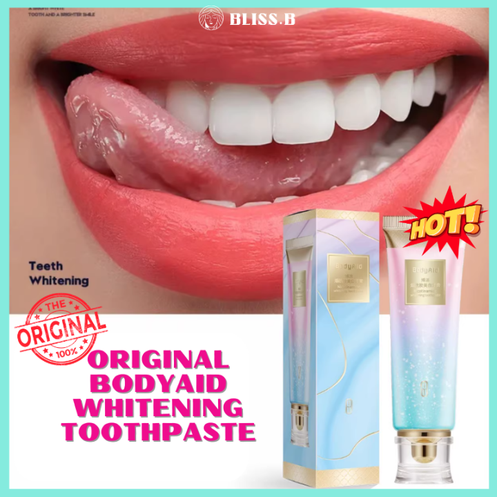 💯Authentic BodyAid Whitening Toothpaste 🔥 Ubat Gigi Whitening Gigi ...