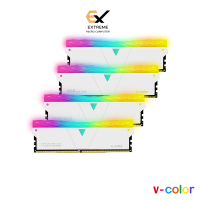 32GB (16GBx2), RAM PC (แรมพีซี) v-color SCC(2+2) Prism Pro RGB DDR4/3200/3600 MHz