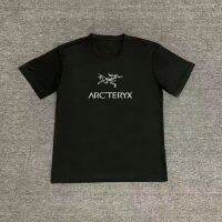 เสื้อกล้าม Arcteryx เสื้อยืดลายนกสำหรับหน้าร้อน,เสื้อยืดแห้งเร็วสำหรับผู้ชายแบบบางตาข่ายแขนสั้นระบายอากาศได้ดีสำหรับใส่วิ่งออกกำลังกายด้วยเหงื่อชุดเสื้อผ้าเล่นโยคะ