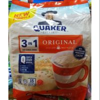 QUAKER OAT Cereal 3in1 ข้าวโอ๊ตธัญพืชซีเรียล