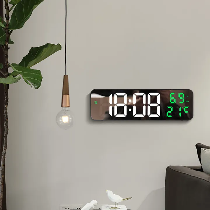 alarm-clock-with-large-screen-display-alarm-clock-with-temperature-and-humidity-electronic-alarm-clock-temperature-and-humidity-display-mirror-design