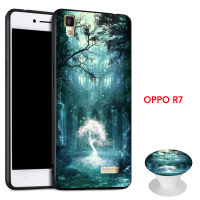 มาใหม่ล่าสุดสำหรับ OPPO R7/R7 Lite เคสโทรศัพท์ซิลิคอนนุ่มเคสมีรูปแบบเดียวกันขาตั้งโทรศัพท์และเชือก