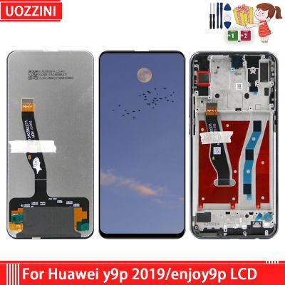 หน้าจอ LCD สำหรับคุณภาพ Aaa เหมาะสำหรับ Huawei Y9 2019หน้าจอสัมผัสเครื่องอ่านพิกัดจอแอลซีดี Huawei หน้าจอทัชสกรีนเหมาะสำหรับ Enjoy9 Huawei พลัส/Y9