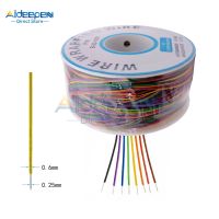 สาย30AWG สี PCB แผงวงจรการบิน0.25Mm สายฉนวนทองแดงพีวีซีกระป๋องสายจัมเปอร์ลวดเชื่อม