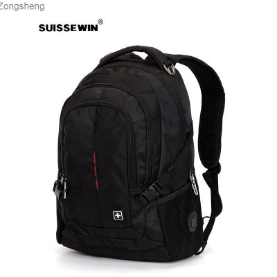 Suissewin กระเป๋าเป้สะพายหลังผู้ชาย,กระเป๋าลำลองน้ำหนักเบาสำหรับผู้ชายกระเป๋าคอมพิวเตอร์ถุงกีฬาโรงเรียน