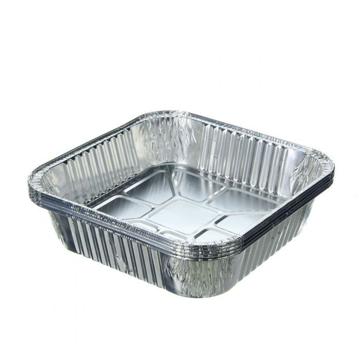 ถาดฟอยล์-5-ชิ้น-aluminium-foil-container-ขนาด-22x22x5cm-ถาดฟรอยด์-ถาดฟรอย-ถาดฟรอยอบขนม-ถาดฟอยล์อบขนม-ถ้วยฟอยล์