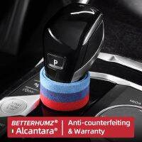 BETTERHUMZ Alcantara เกียร์เกียร์รถ Shift Lever แหวนอุปกรณ์ตกแต่งภายในสำหรับ BMW F30 F20 F21 F30 E46 E90 F10 E90 G20 G30 G01 X1