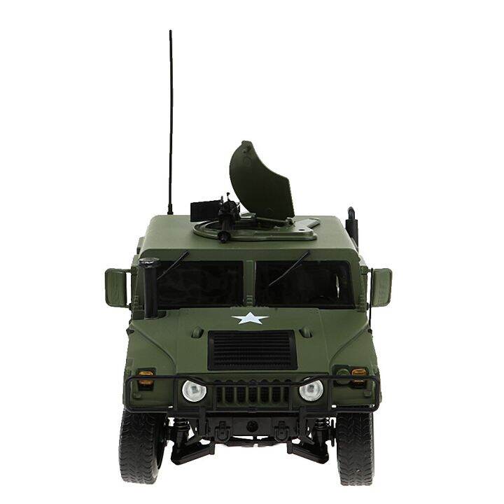 รถโมเดลรถทหาร-humvee-kdw-1-18-เปิดฝากระโปรงหน้ารถได้-เครื่องยนต์จำลองสมจริง-เปิดฝากระโปรงท้ายรถและหลังคาได้-ล้อยางหมุนได้