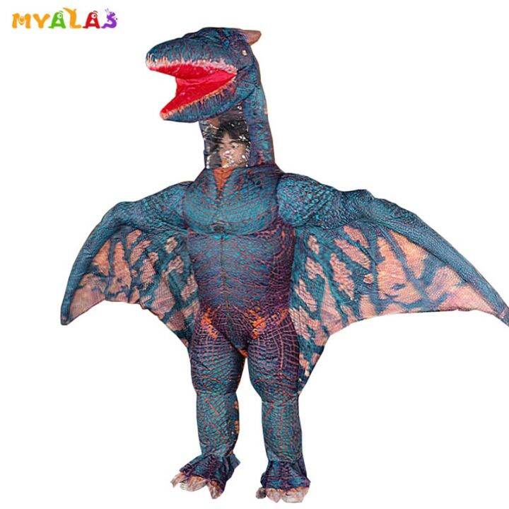 Pterodactyl Inflatable Halloween Costumes for Adult Velociraptor ...