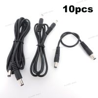 10pcs 0.5m/1M/2M 12V DC Power supply Connector Extension Cable Male To Male Plug 5.5 x 2.1mm CCTV Camera Adapter Cords q1WB5TH