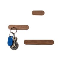 Wood Key Holder Wall Key Storage Organizer Strong Magnetic Key Rack Hanger Key Ring Hooks Clerk Housekeeper on the wall Picture Hangers Hooks