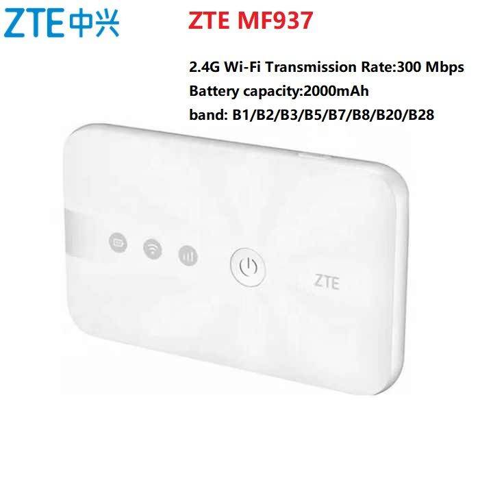 ZTE MF937 4G Mobile WiFi Hotspot 150Mbps Pocket hotspot 4G Lte wireless