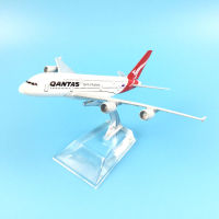 Qantas Airbus A380เครื่องบินรุ่น Diecast โลหะรุ่นเครื่องบิน16ซม. 1:400โลหะ A380เครื่องบินเครื่องบินรุ่นของเล่น Gift