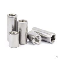 2-5pcs M2 M2.5 M3 M4 M5 M6 M8 M10 M12 panjang kopling batang bulat mur 304 Stainless Steel standoff spacer