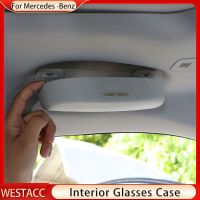 【CW】 Car Sunglasses Glasses Holder for A B C Class W203 W204 W205 W168 W169 W176 W245 W246 Accessories