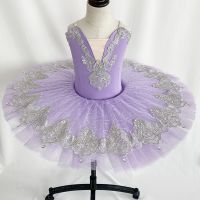 ❅ 2023 Blue Bird Purplel Professional Ballet Dance Tutu Ruffle Edges Classic Ballet Tutu Dress for Girls Women Performance