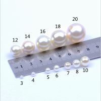 3mm-20mm White/Ivory  ABS Imitation Pearl Round Beads With Holes DIY Jewelry Making Necklace Bracelet Earrings Accessories Beads