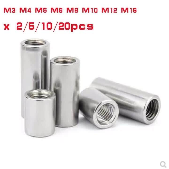 M3 M4 M5 M6 M8 M10 M16 304 Stainless Steel Extension Thicken Round